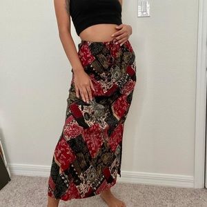 SOLD Patchwork Maxi Skirt ❤️‍🔥